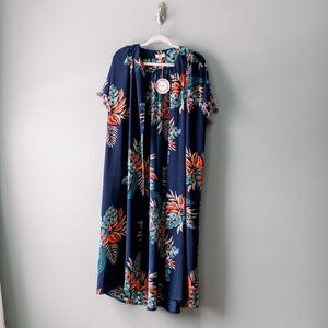 Women's - Open Front - Midi Length - Boho Kaftan Cardigan - Size Small